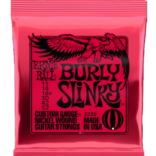 Ernie Ball 2226 Nickel Wound Burly Slinky 011-052 elektromos gitárhúr szett