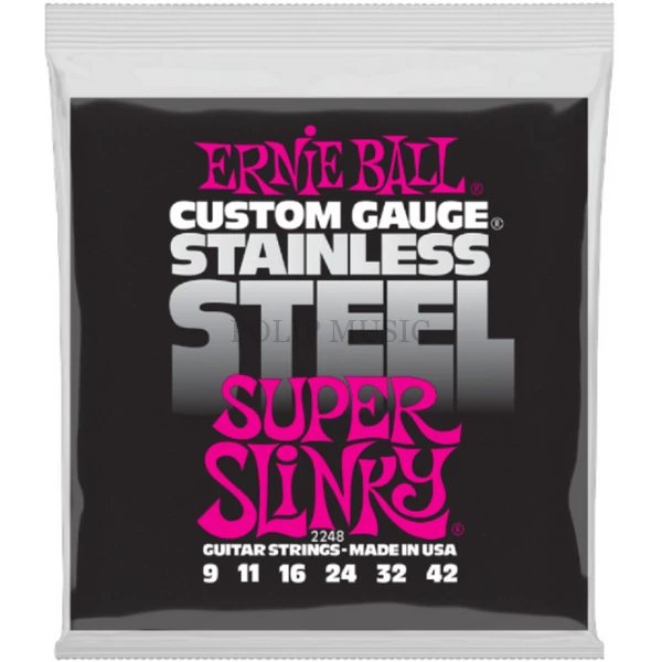 Ernie Ball 2248 Stainless Steel Slinky 009-042 elektromos gitárhúr szett