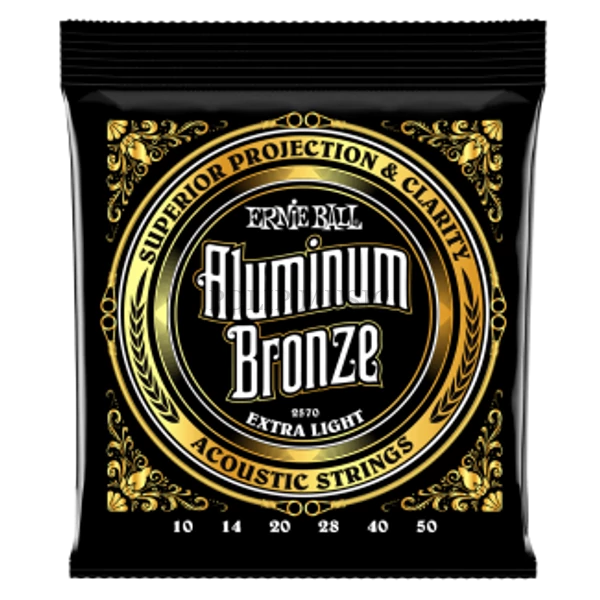 Ernie Ball 2570 Aluminium Bronze Extra Light 010-050 akusztikus gitárhúr szett