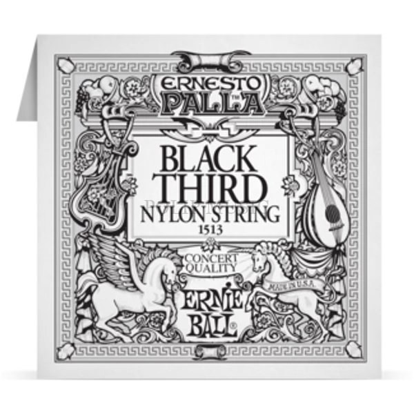 Ernie Ball Classical Single Black G3 különálló nylon gitárhúr
