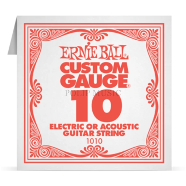 Ernie Ball Plain Steel 010 különálló elektromos - akusztikus gitárhúr