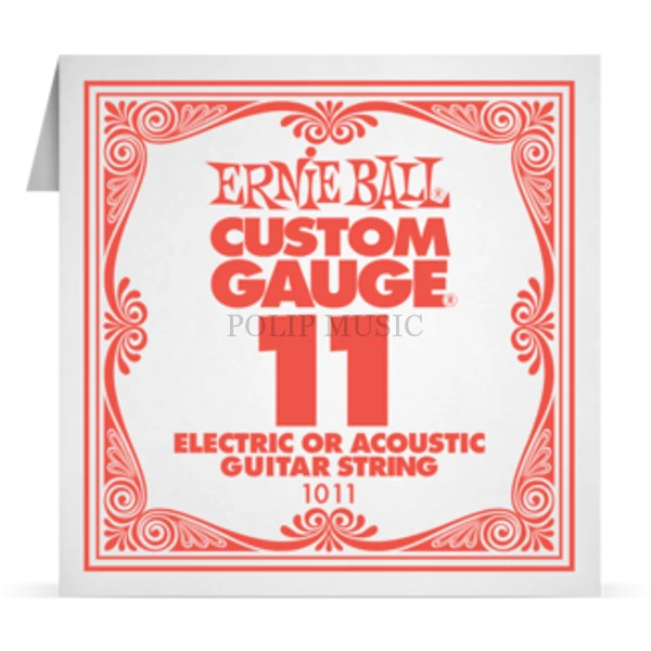 Ernie Ball Plain Steel 011 különálló elektromos - akusztikus gitárhúr