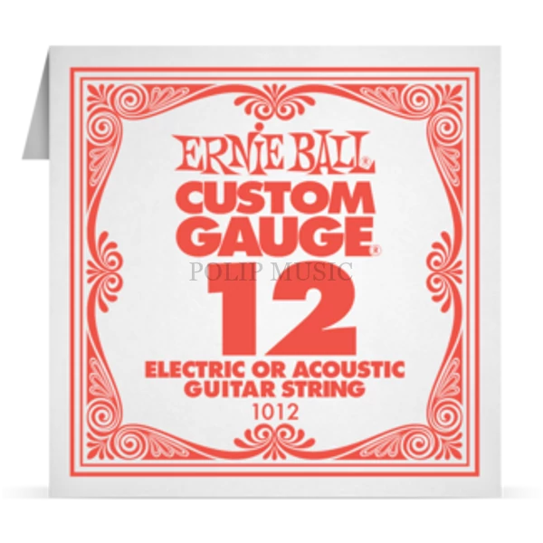 Ernie Ball Plain Steel 012 különálló elektromos - akusztikus gitárhúr