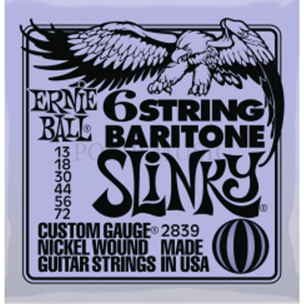 Ernie Ball 2839 13-72 6 String Bariton Slinky elektromos gitárhúr szett