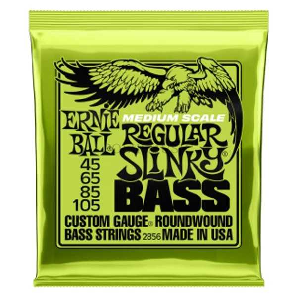 Ernie Ball 2856 Regular Medium Slinky 045-105 basszusgitár húr  szett