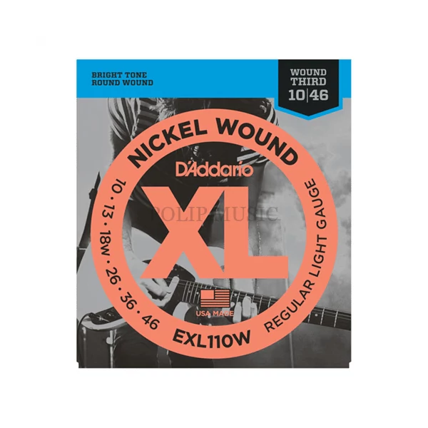 D'Addario EXL110W XL Nickel Round Wound Regular Light 010-046 elektromos gitárhúr szett