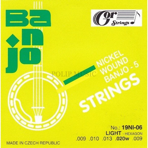 Gor 19 NI-06 banjo húrszett
