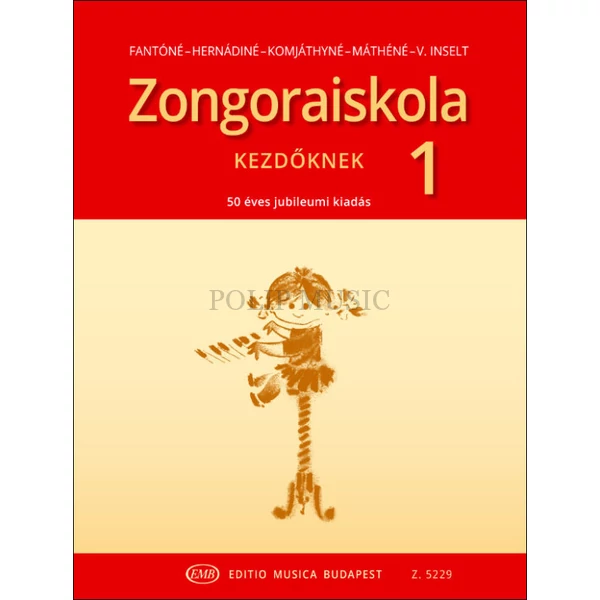 Fantóné, Hernádi, Komjáthy, Vásárhelyiné Zongoraiskola 1  (Régi kiadás)