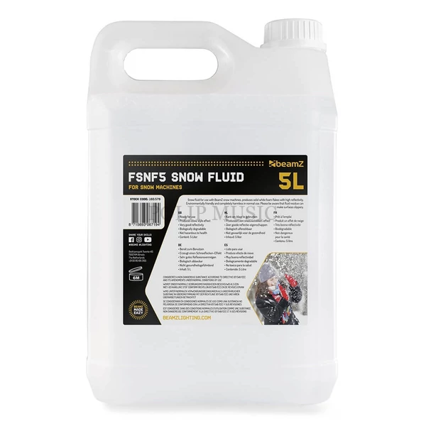 BeamZ FSNF5 Hófolyadék hógépbe (5 liter)