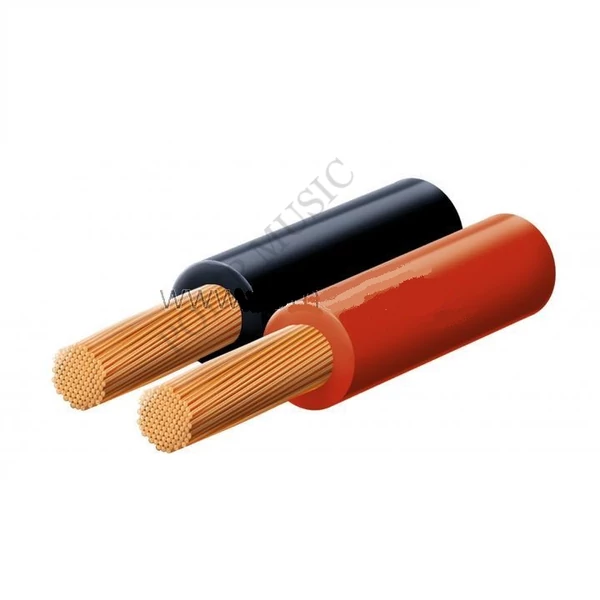 Sal KLS 1,5 piros-fekete, 2x1,5 mm hangfalkábel méterre