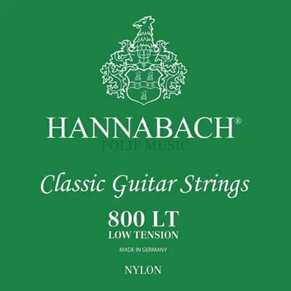 Hannabach 800 LT Low Tenson 0.71-1.09 zöld klasszikus gitárhúr szett