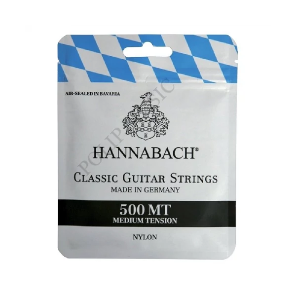 Hannabach 500MT 028-043 medium tenson klasszikus gitárhúr szett
