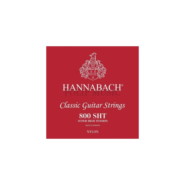 Hannabach 800 SHT Super High Tension 028 -046 red klasszikus gitárhúr szett