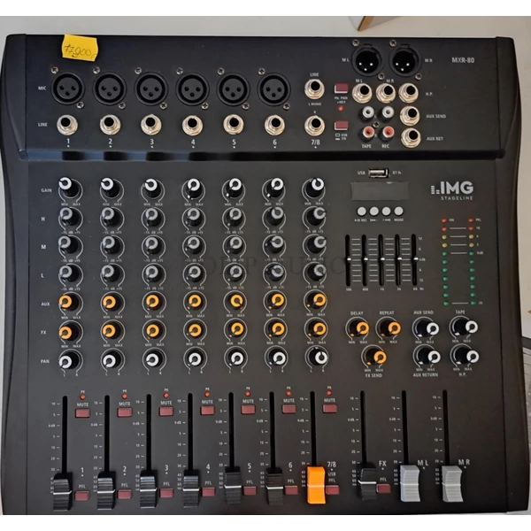 IMG Stageline MXR 80 analóg keverő (Használt cikkek)
