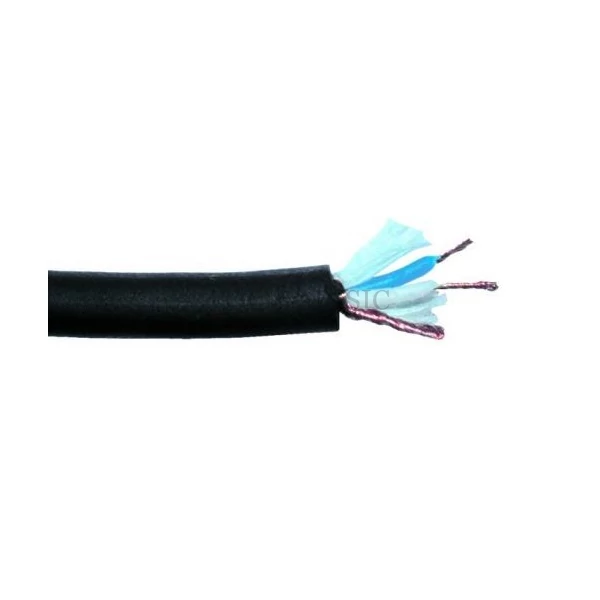 RH Sound JY 2066-S mikrofonkábel fekete, 6mm átmérő, 2 ér + árnyékolás méterre