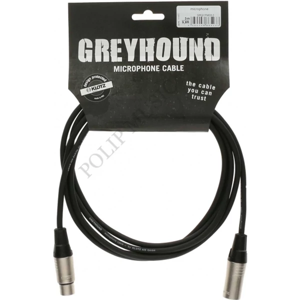 Klotz Greyhound GRG1FM03.0 mikrofonkábel 3m