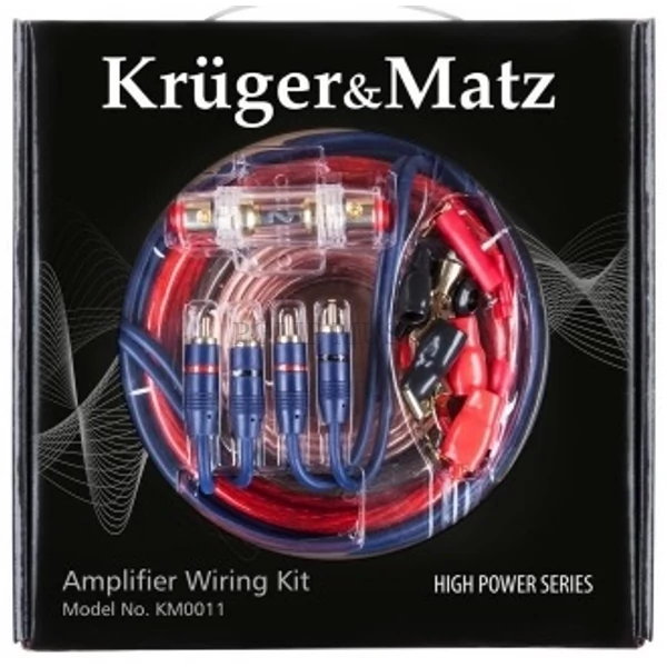 Krüger&Matz KM0011 Autóhifi kábel szett 