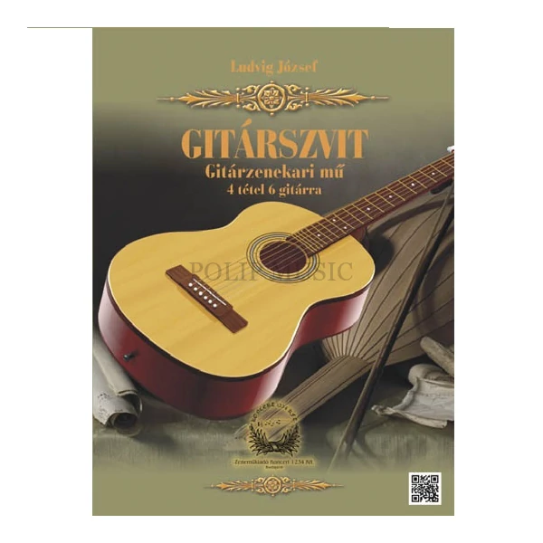 Ludvig  Gitárszvit gitárzenekari mű 4 tétel 6 gitárra
