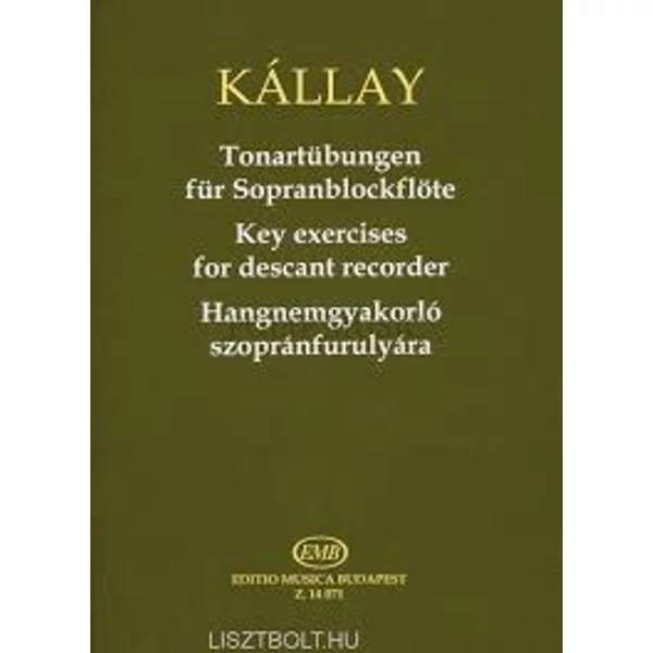 Kállay Hangnemgyakorló szopránfurulya