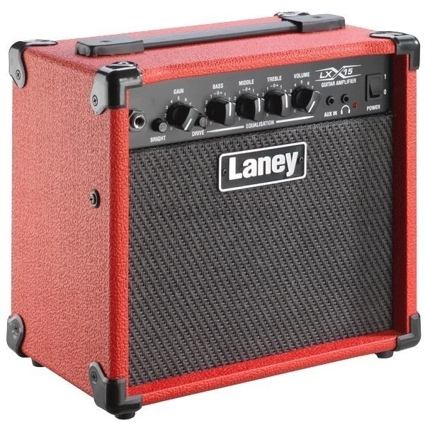Laney LX15 RD 15W 2x 5" Custom driver, 3 sávos EQ Tranzisztoros gitárkombó 