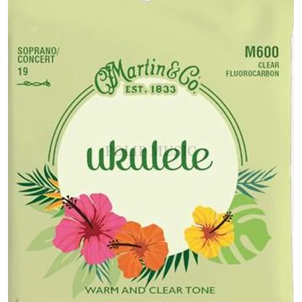 Martin M600 Clear Fluorocarbon szoprán ukulele húrszett