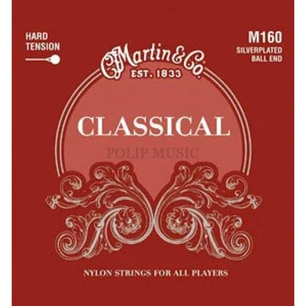 Martin M-160 High Tension, Silverplated, Ball End 028 - 043 klasszikus gitárhúr szett