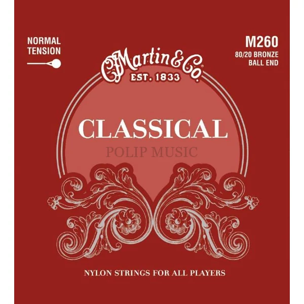 Martin Classical M260 Normal Tension 028-043 klasszikus gitárhúr szett