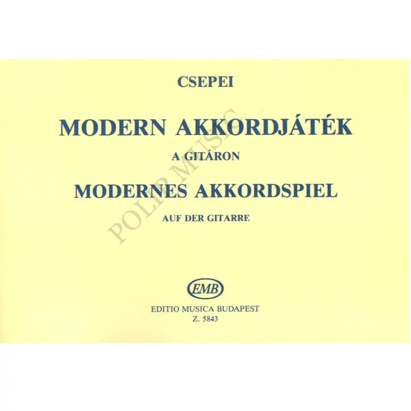 Csepei Tibor Modern akkordjáték a gitáron