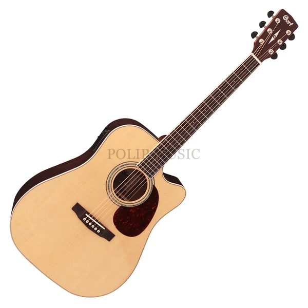 Cort MR710F NAT Fishman elektronikával, velendei cutaway, dovetail nyakcsatlakozással elektroakusztikus gitár