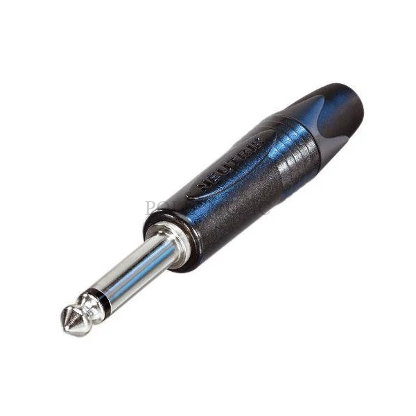 Neutrik NP2X-BAG 6,3-as fekete monó jack dugó