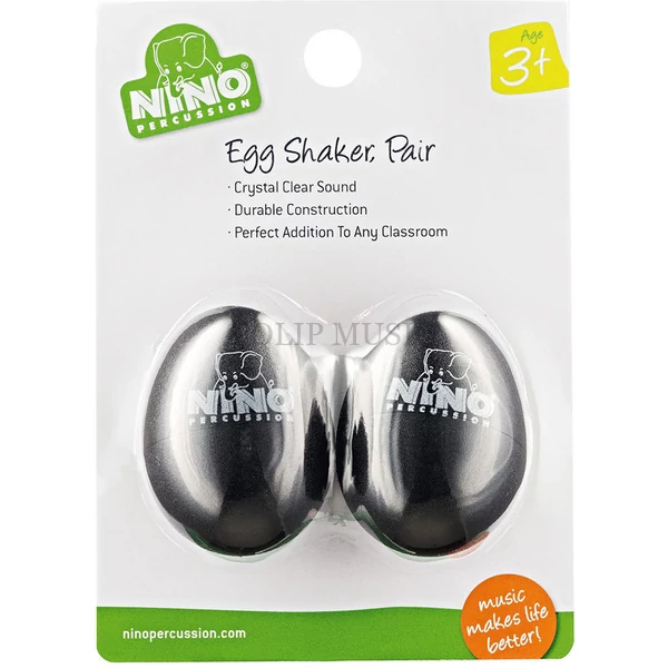 Nino NINO540BK-2 Egg Shaker Black ütőhangszer tojás alakú shaker pár