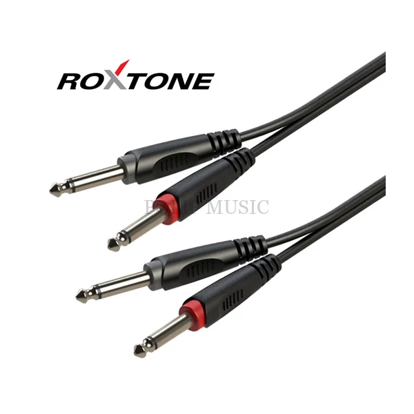Roxtone RACC100L1 2x6,3 Jack - 2x6,3 Jack kábel, 1m