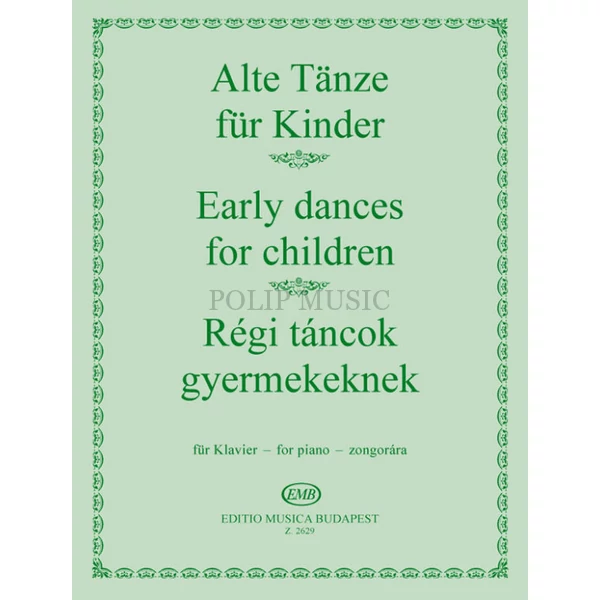 Fantóné Kassai Régi Táncok GYermekeknek (régebbi borítóval)