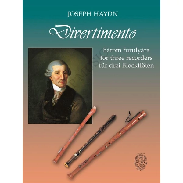 Haydn Franz Joseph Divertimento három furulyára partitúra és szólamok