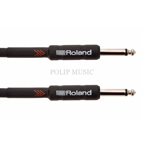 Roland RIC-B25 Fekete 6,3mm Jack Egyenes - Egyenes monó kábel 7,5m