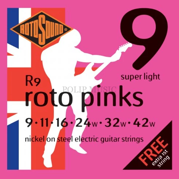 Rotosound R9 Super Light 009-042w elektromos gitárhúr szett