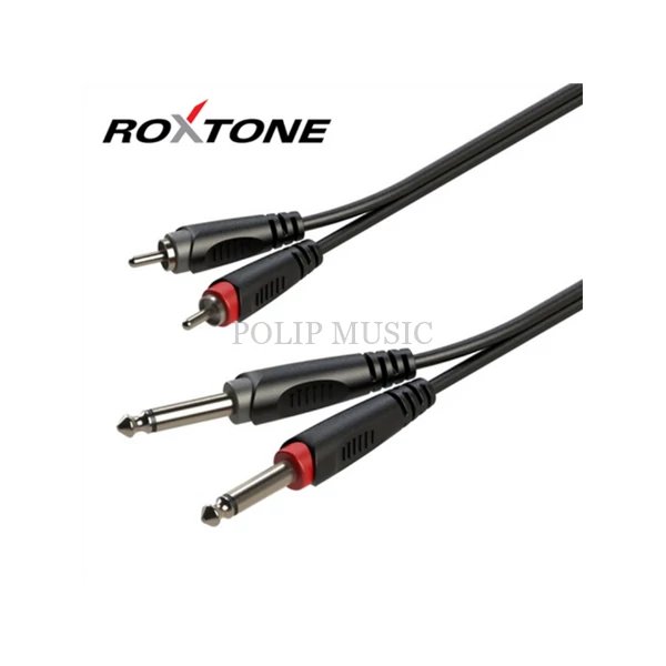 Roxtone SACC150L1 2x6,3 Jack - 2xRCA kábel, 1m