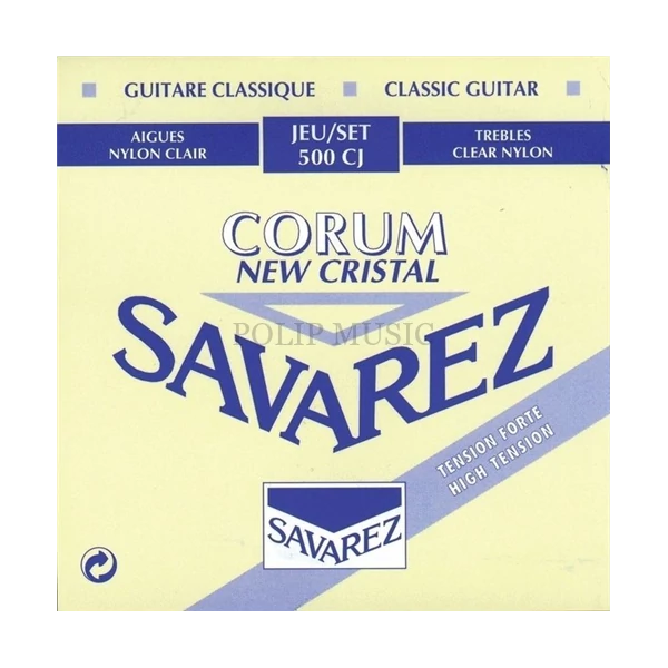 Savarez 500CJ Cristal Corum 030" / 044" Round Wound Hard klasszikus gitárhúr szett
