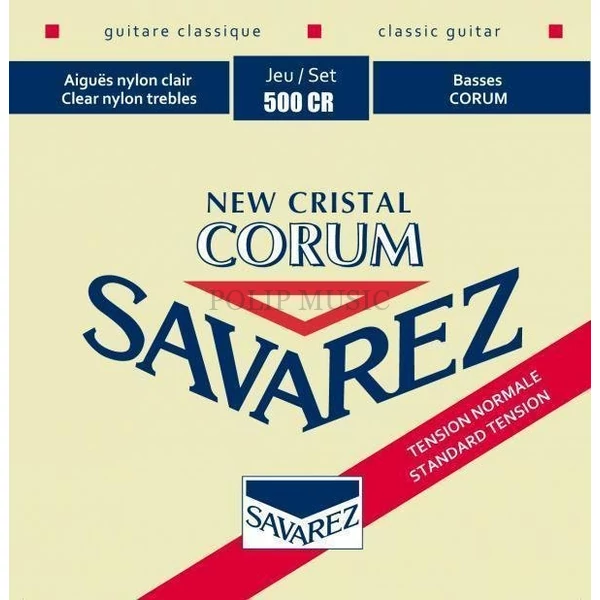 Savarez 500CR Normal Tension 028- 042 Red klasszikus gitárhúr szett