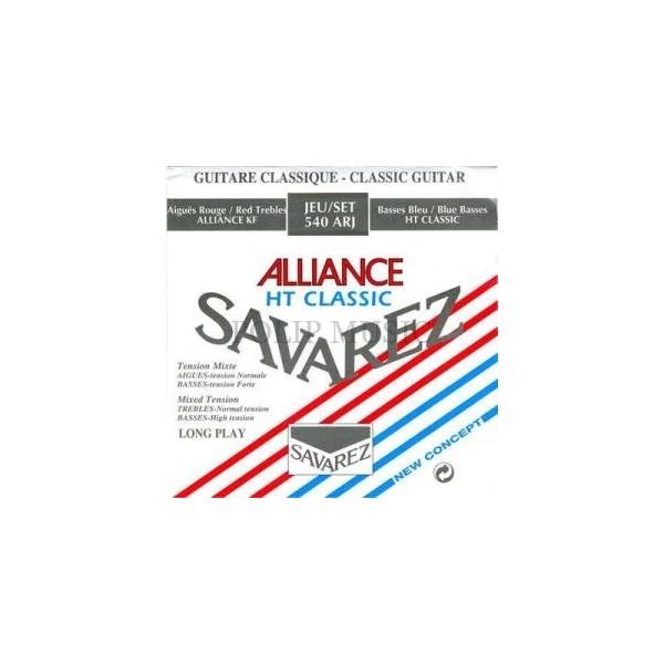 Savarez 540ARJ Silver Plated Round Wound 024 - 044 Hard, Medium klasszikus gitárhúr szett