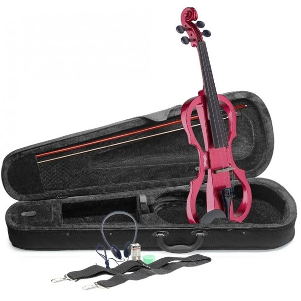 Stagg EVN X-4/4 MRD Tokkal, vonóval, fejhallgatóval elektromos hegedű készlet