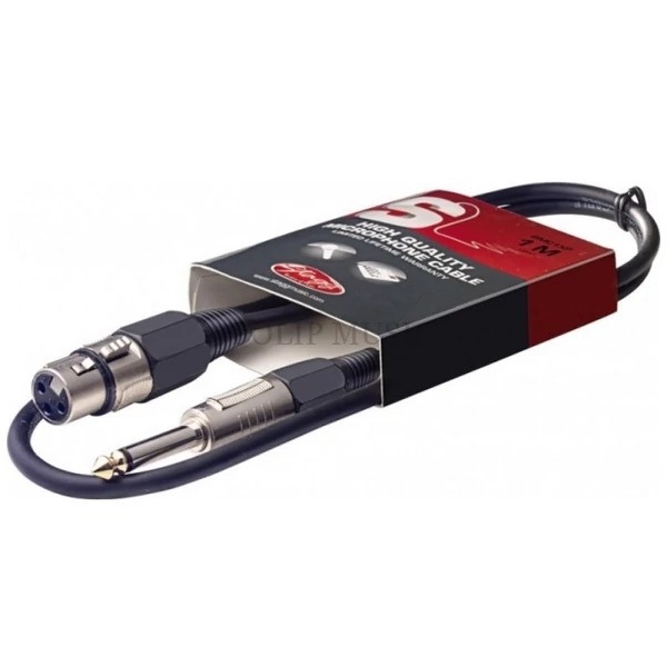 Stagg SMC1XP Jack-XLR mikrofon kábel 1m