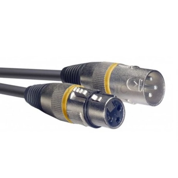 Stagg SMC1YW  XLR-XLR mikrofon kábel 1m