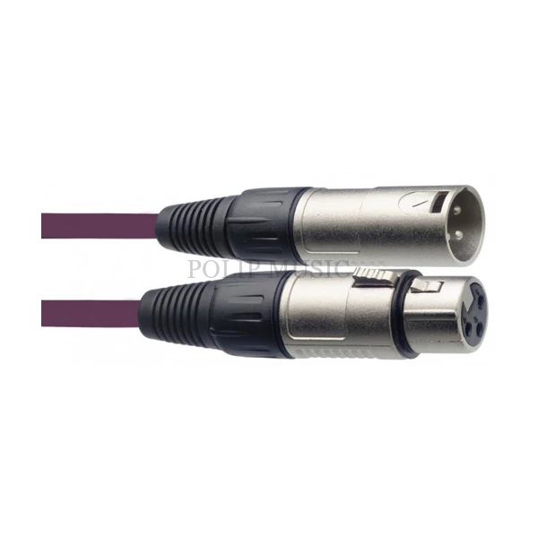 Stagg SMC6 CPP XLR-XLR mikroofnkábel 6m lila