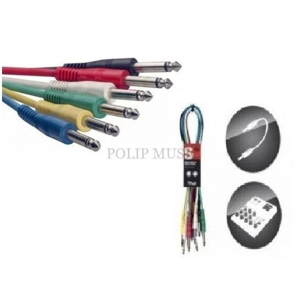 Stagg SPC030 E Mono patch kábel jack/jack 30cm