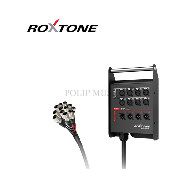 Roxtone STBN0804L10 Professzionális csoportkábel, 8+4 ér, 10m