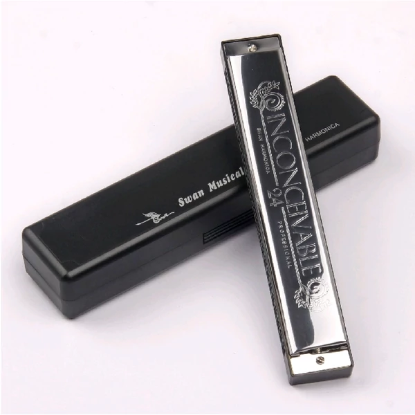 Swan SW24-4 kétsoros 24 lyukú C hangolás szájharmonika