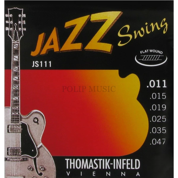 Thomastik JS111 flat Wound 011-047 Ball End Jazz Light elektromos gitárhúr szett