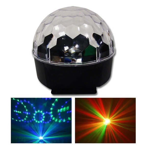 Thunder STARLIGHT I (6x3W) RGB+WOP (6 szín) fényeffekt, hangvezérelt