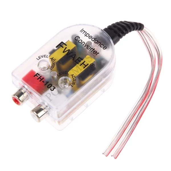 High To Low URZ0570A RCA jelszint átalakító, állítható